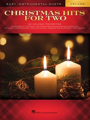 cover image of Christmas Hits for Two Cellos--Easy Instrumental Duets